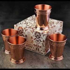 Copper Julep Cup Gift Set NWOT In Gift Box